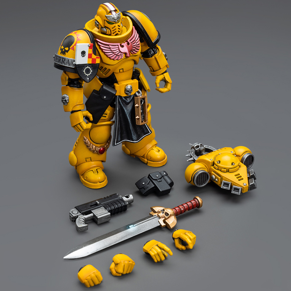 暗源战锤40K帝国之拳重型仲裁者加拉顿无畏机甲兵人模型可动