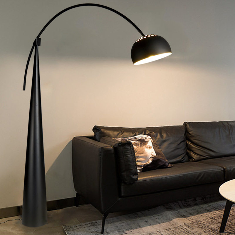 北欧客厅沙发边钓鱼灯落地灯卧室现代简约高颜值设计师别墅装饰灯