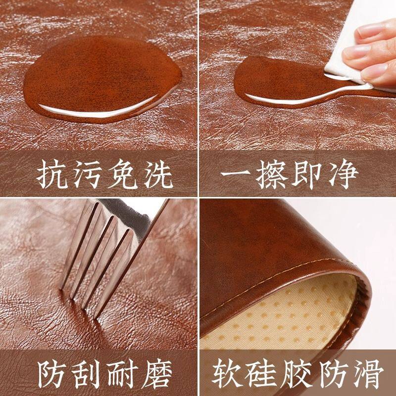 真皮实木新中式垫子罗汉床四季通用沙发垫皮沙发坐垫防滑套罩