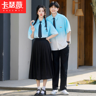初中毕业班服英伦学院风小学生朗诵合唱演出高中成人礼jk制服套装