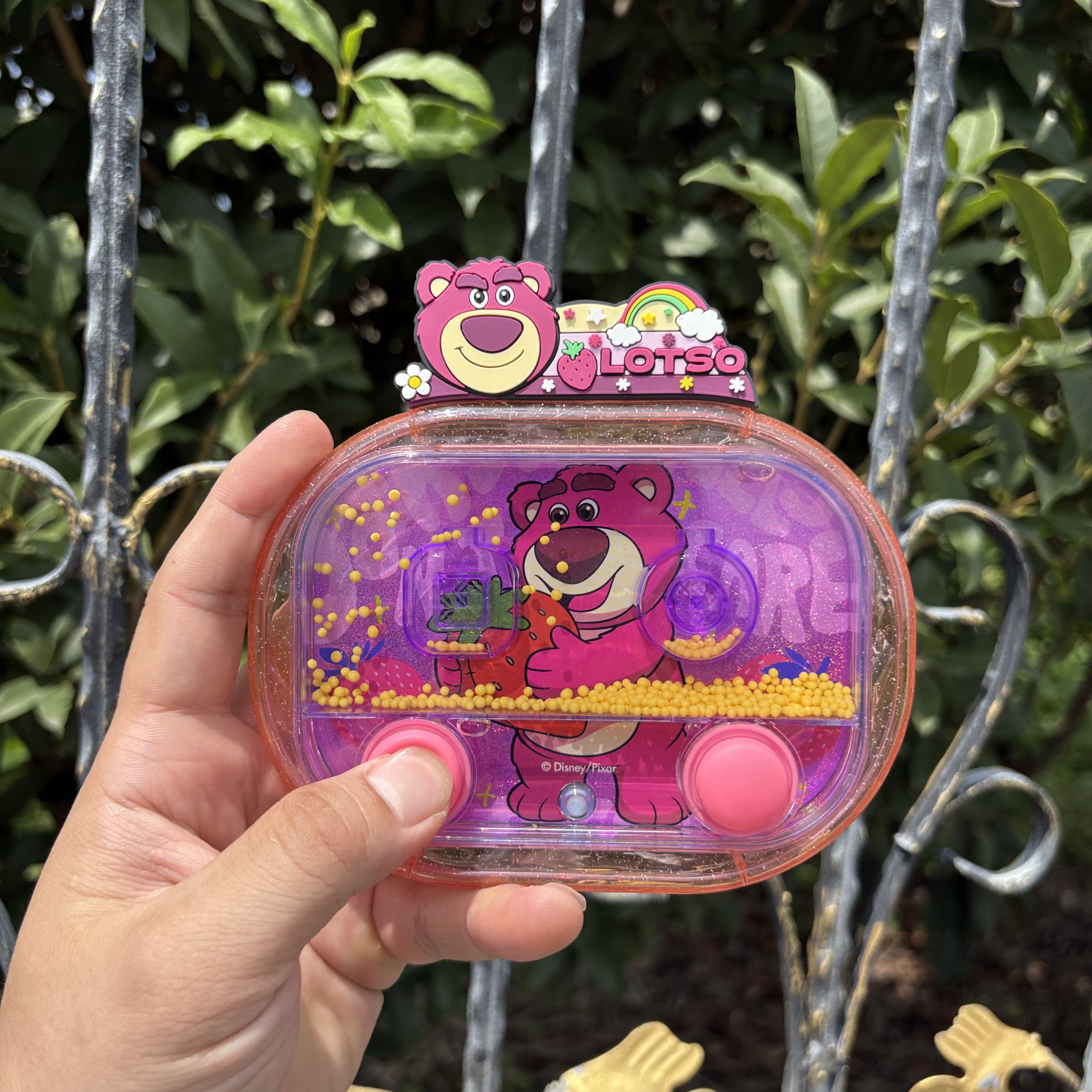 正版草莓熊魔珠水机女孩亲子游戏互动手眼协调儿童玩具幼儿园礼物