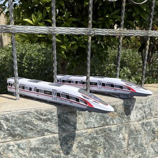 声光电动高速列车高铁音乐仿真火车儿童万向轮和谐号玩具车小男孩