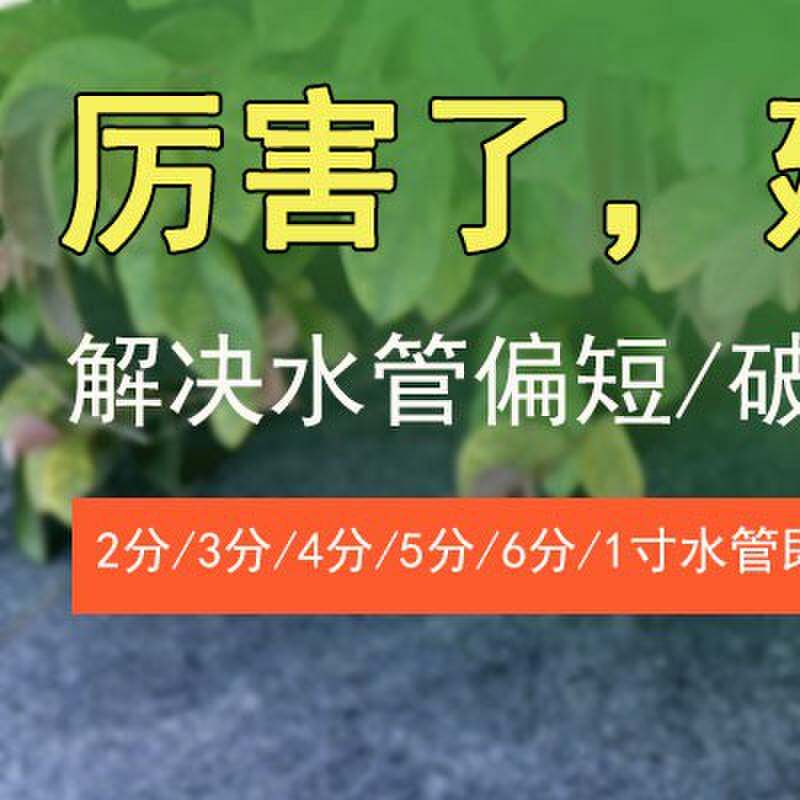 水管快速接头对接器双通快接头软管卡扣接口延长浇水接水管连接器