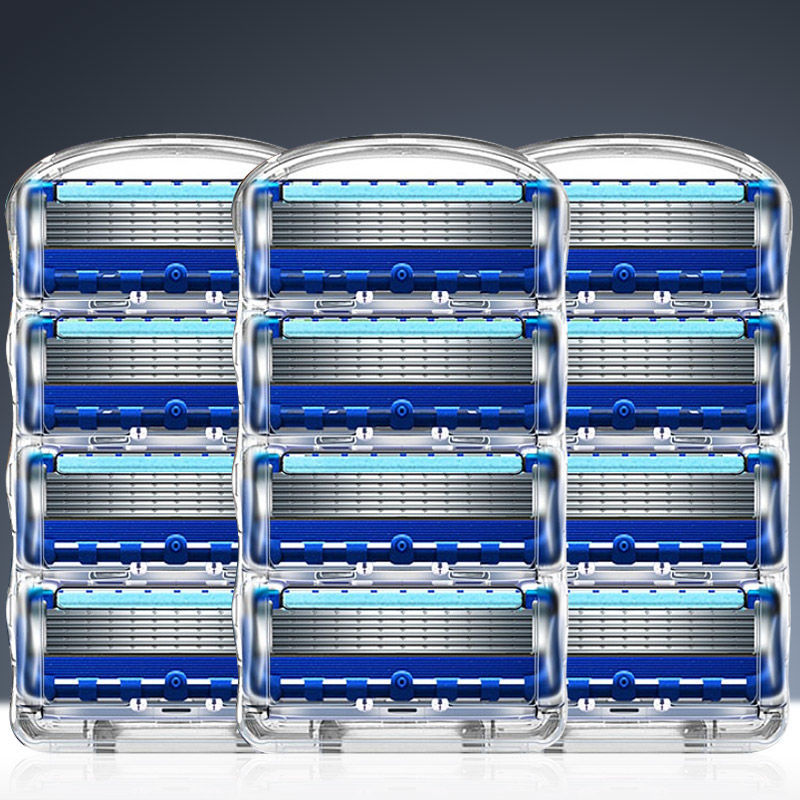 新升级进口五层刀片手动剃须刀通用吉列刮胡刀正品锋隐刀片刀头