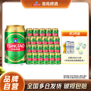 包邮 24听整箱 常青系列小罐易拉罐330ml 青岛啤酒精酿1903四季