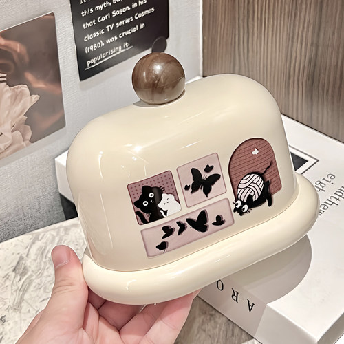 中古风猫猫牙签盒2025新款牙签筒