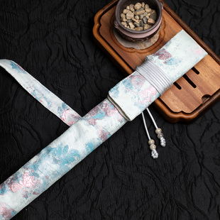 【云朵设计】油画蓝笛箫收纳套竹笛套竹笛包单肩背箫袋尺八南箫套