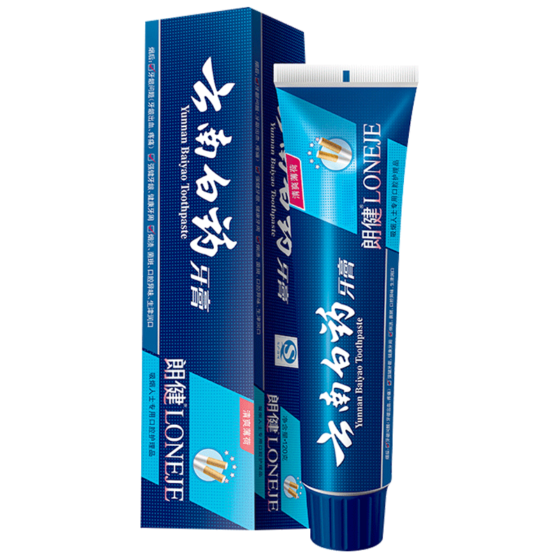 云南白药清爽人士去烟味润口牙膏