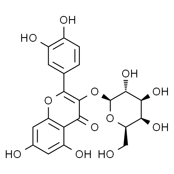 科研试剂异槲皮甙n罗布麻甲素槲皮素-3-O-葡萄糖苷异栎素HPLC20mg