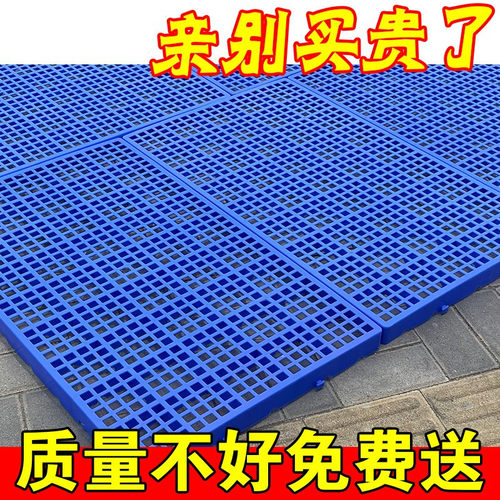 防潮板塑料垫板网格板塑料托盘冻库托板冷库地台板仓库防潮垫货板