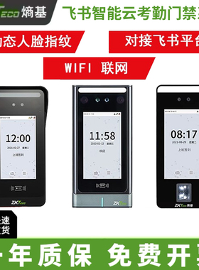 Zkteco熵基飞书FS600指纹人脸识别云考勤FS620打卡机FS640WIFI