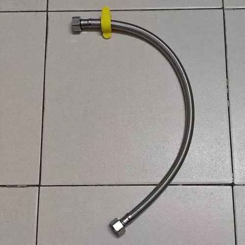 编织进水管高压不锈钢金属钢丝耐高温冷热管热水器4分软管热水.