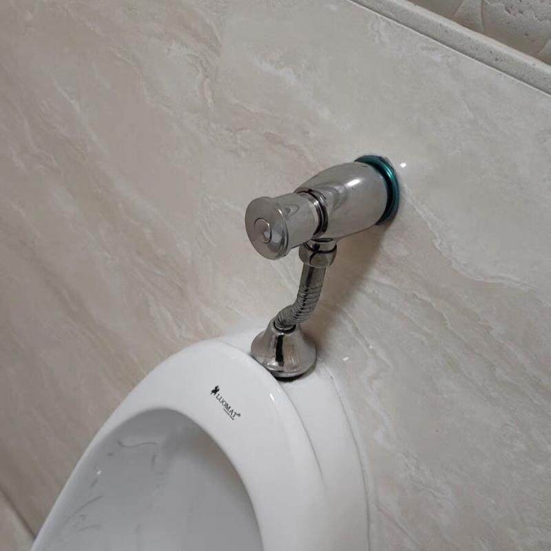 小便斗冲水阀开关小便池冲水器手按式冲洗阀小便器厕所大便延时.