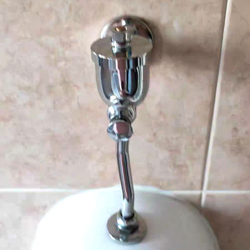 小便斗手动小便池厕所冲洗按压冲水阀全铜小便器小便阀手按式明.