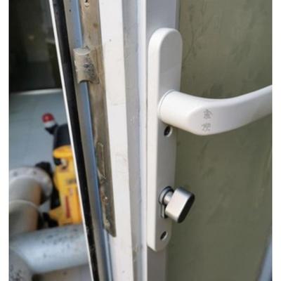 8520/8525/8530锁芯合金拉手单点门锁8535铝新款断桥铝门锁平开.