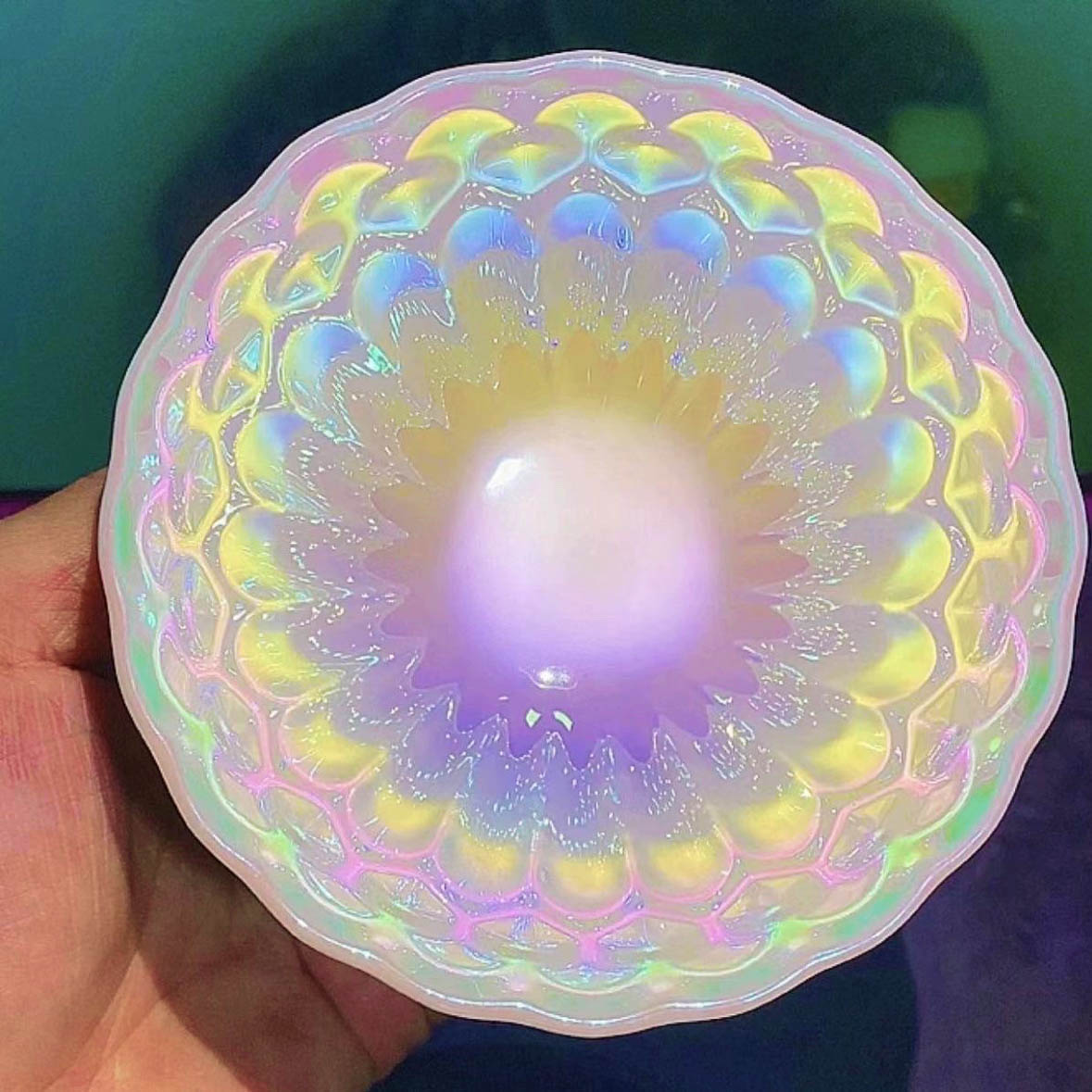 七彩珍珠白玉茶杯主人杯莲花杯窑变天目瓷茶杯主人杯彩贝茶杯茶盏