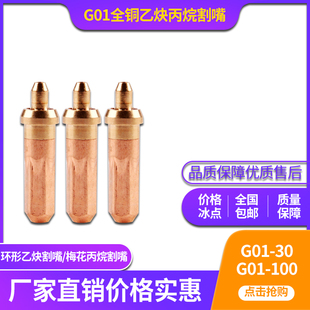 100環(huán)形乙炔割嘴 割炬 氣割咀 液化氣梅花丙烷割嘴 G01 射吸式