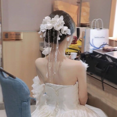 发饰套装布艺串珠日韩森系超仙美