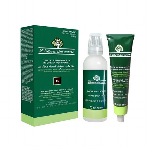 2盒意大利nature bud/绿情蓓胶原蛋白天然有机植物染发膏持久补色