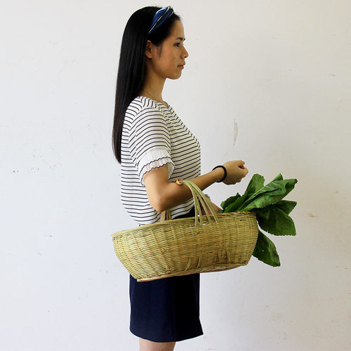 精品手提竹篮买菜篮环保竹蓝