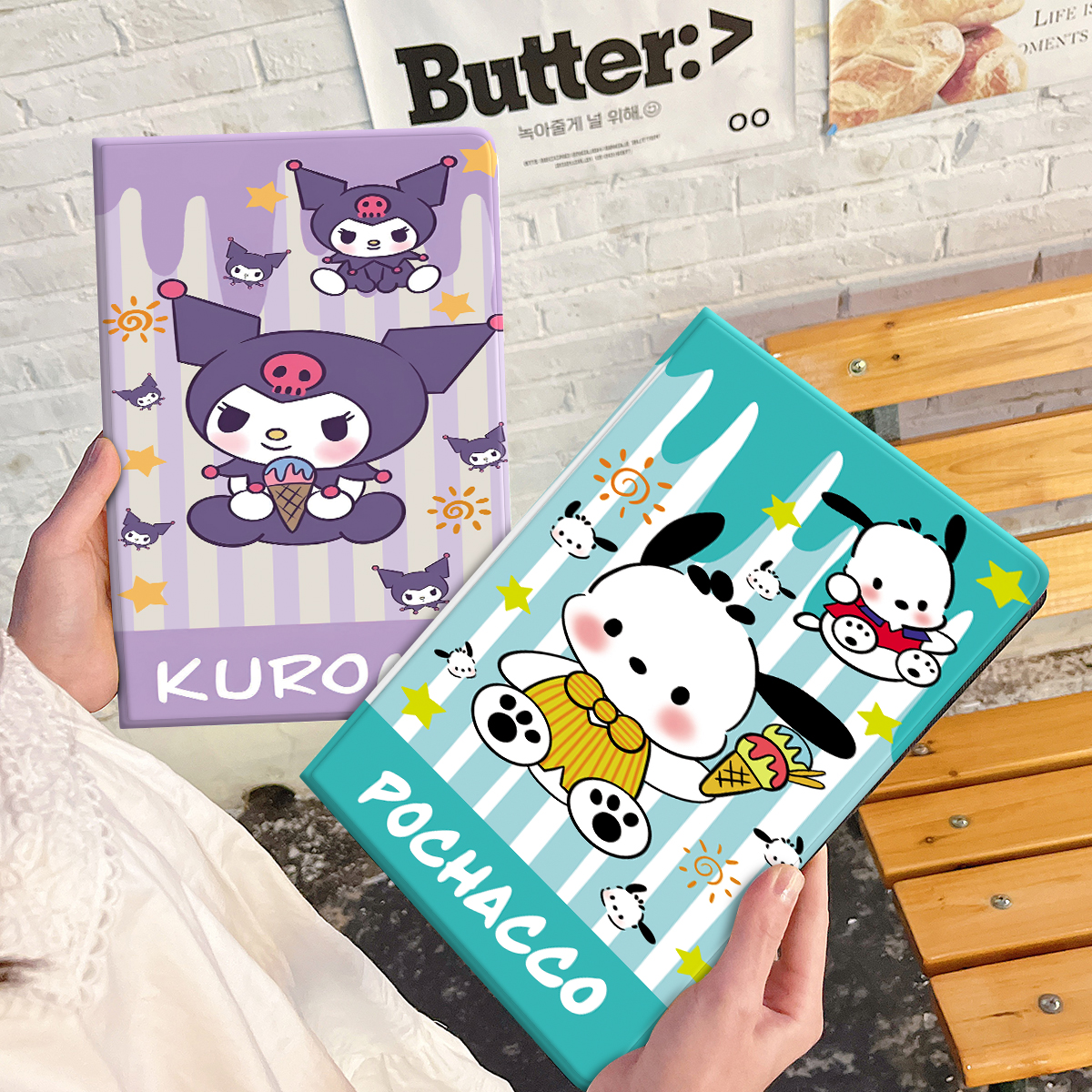 适用三星S8S9 Ultra电脑14.6外壳S7+S8+S9+卡通12.4彩绘A9+A8防摔10.5软壳T800/T805C翻盖S7 FE保护套T500