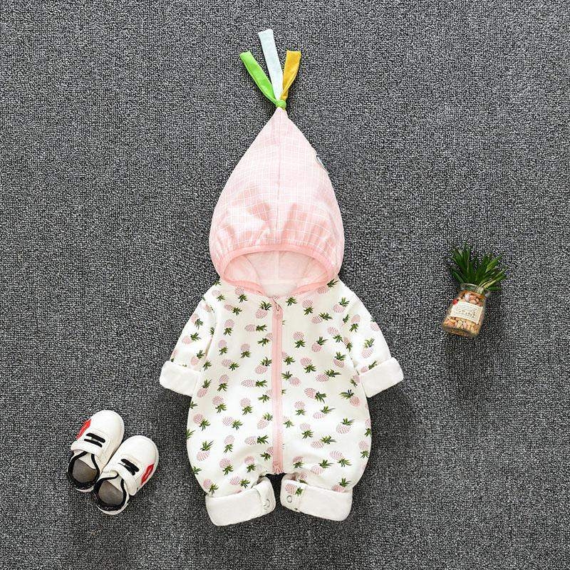 Cotton era net red baby spring dress jumpsuit cute super cute out of men and women baby spring and autumn clothes coat