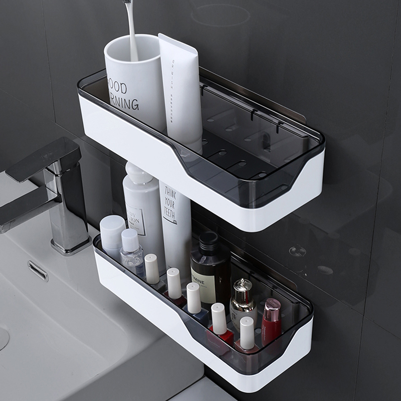 衛生間置物架免打孔墻上浴室收納