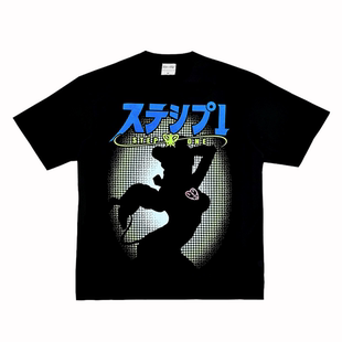 动漫国潮复古VTG街头纯棉男女长短袖 空条徐伦 T恤 奇妙冒险 JOJO