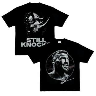 琼斯 格斗拳击复古VTG小领口纯棉长短袖 UFC 犀牛哥 T恤 南非 乔恩