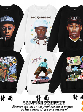 Tyler The Creator造物主泰勒Call Me If You Get Lost美式卫衣冬