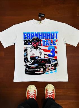戴尔 厄恩哈特 Dale Earnhardt 传奇F1赛车手街头复古短袖T恤潮