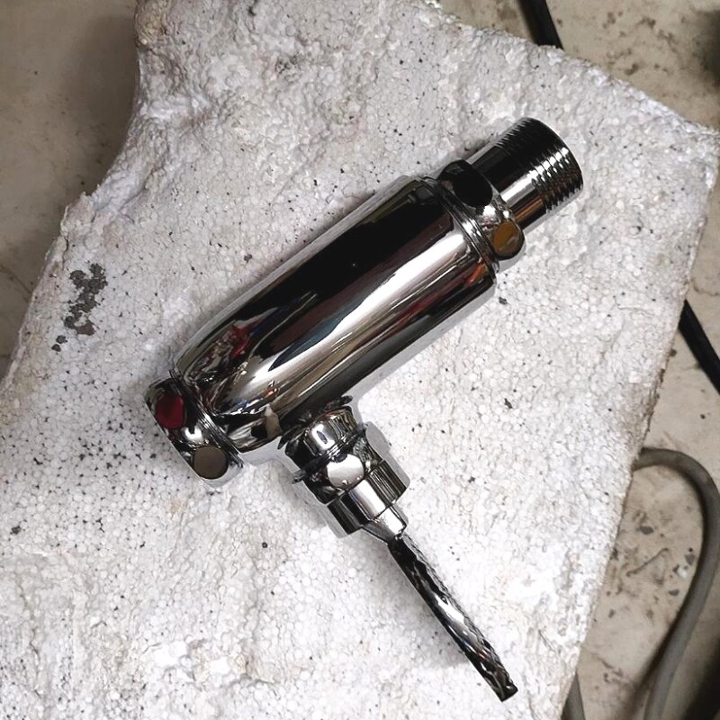 冲水蹲便器卧式延时阀门卫生间配件开关老式脚踏阀蹲坑脚踩式