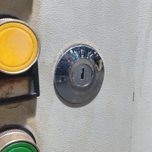 电表箱圆锁MS401信箱锁设备铜芯门锁专用通用锁锁芯十字工业钥匙