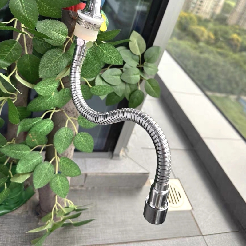 接头延长管家用旋转加长防溅软管可旋转万能延伸器通用水龙头外接