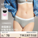 ubras外露性感低腰純棉內(nèi)褲 運(yùn)動(dòng)LOGO字母織帶抗菌中腰短褲 女時(shí)尚