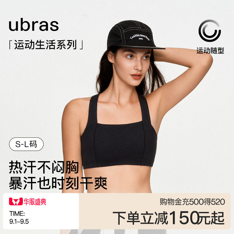ubras吸湿排汗缓震运动内衣图片
