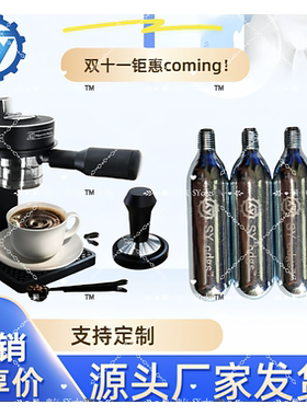 CO2食品级二氧化碳小气瓶16G气瓶户外办公露营气动咖啡啤酒桶专用