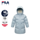 斐护科技 FILA斐乐儿童童装 羽绒服2025年冬季 新款 女童小童长款