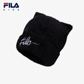FILA斐乐儿童猫耳帽冬季 新款 男女童针织帽护耳保暖休闲潮流帽子