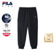 长裤 2025年冬季 新款 FILA斐乐儿童童装 男中大童休闲宽松加绒羽绒裤