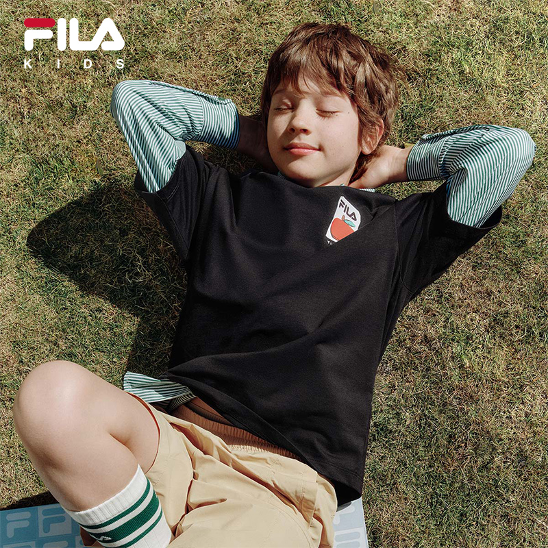 FILA斐乐儿童休闲短袖T恤