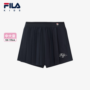 女童中大童休闲轻薄透气裙裤 FILA斐乐儿童童装 新款 2025年夏季 短裤