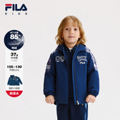 新款 FILA KIDSx原田治联名斐乐儿童羽绒服冬季 男小童两件套外套