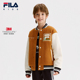 男童外套中大童棉服 新款 新雪丽棉 FILA斐乐儿童棒球服2024冬季