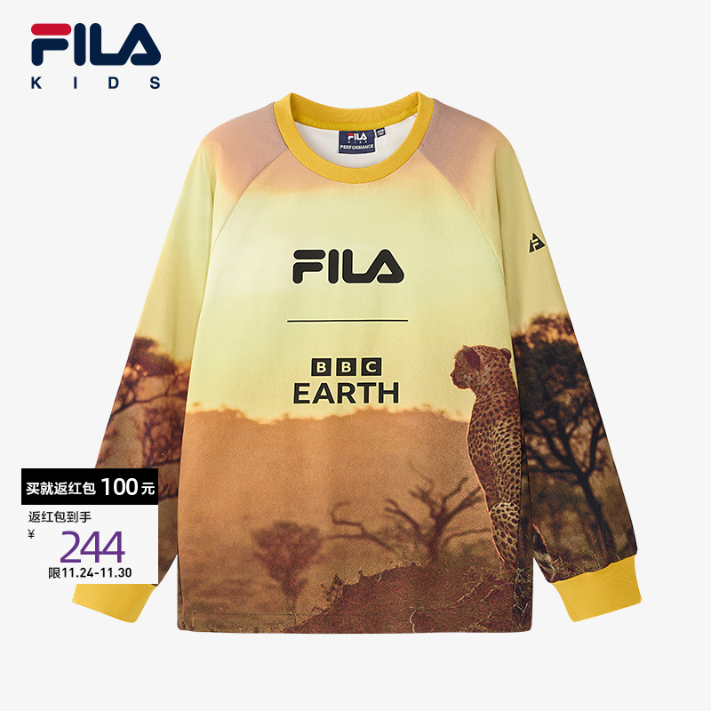 FILA斐乐男大童套头卫衣