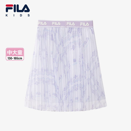 FILA斐乐女童百褶梭织半裙