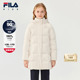 FILA 保暖外套钻石绒 新款 彼得兔联名儿童羽绒服女童2025年冬季