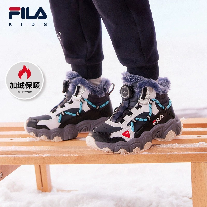 FILA斐乐防滑保暖猫爪大棉鞋