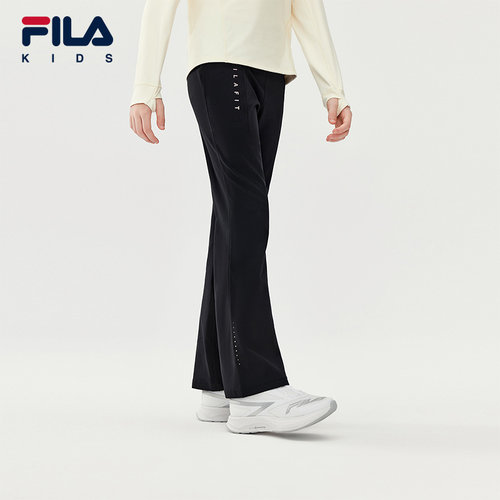 FILA斐乐女中大童针织长裤