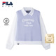 液氨整理 FILA斐乐儿童童装 卫衣2025年冬季 新款 女童中大童套头
